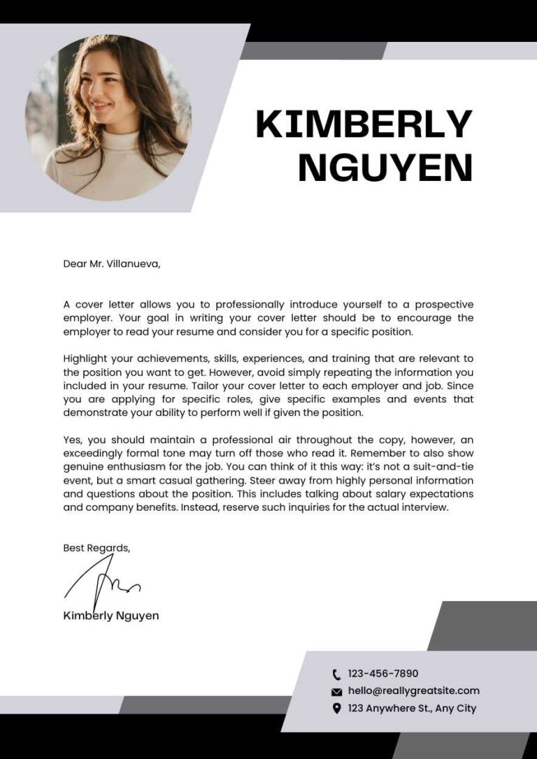 9 Tips For How To Write A Good - How To Write A Cover Letter For A Resume Template 768x1086 